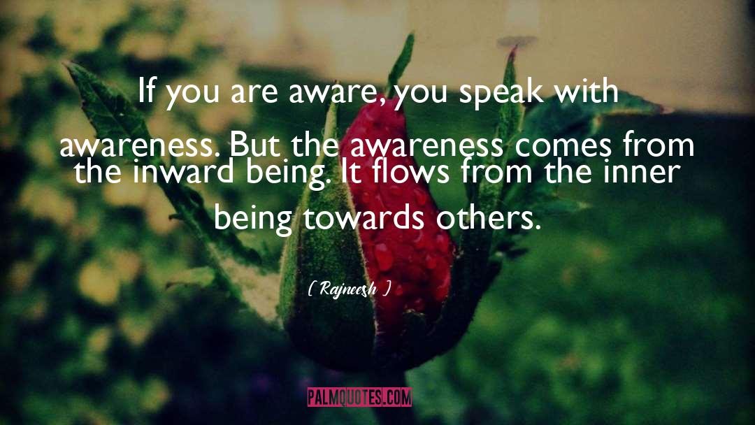 The Awareness quotes by Rajneesh