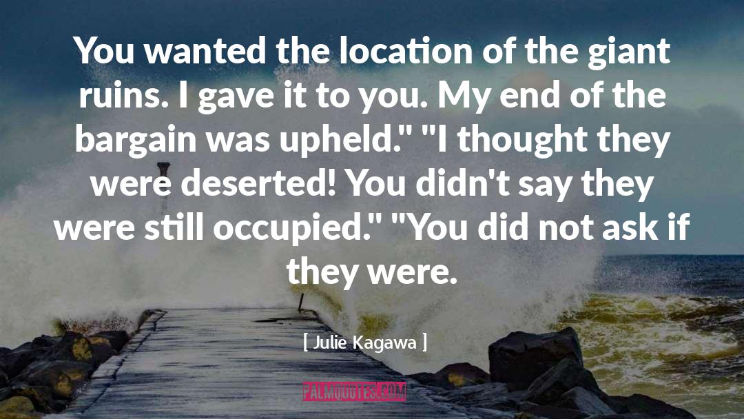 The Bargain quotes by Julie Kagawa