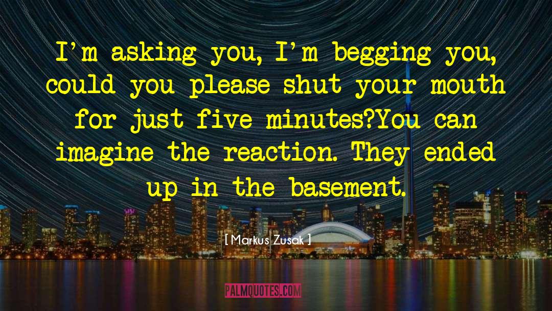 The Basement Trains quotes by Markus Zusak