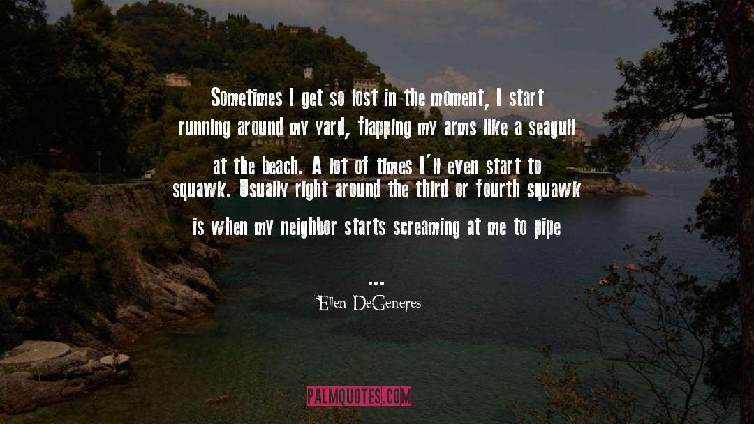 The Beach quotes by Ellen DeGeneres