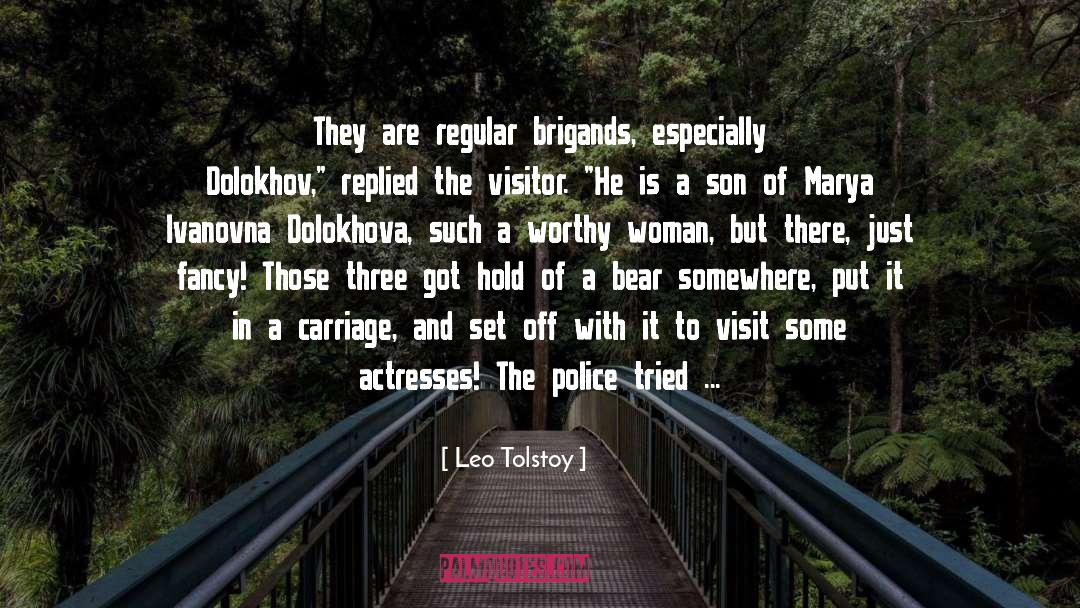 The Bear quotes by Leo Tolstoy