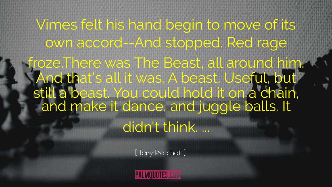 The Beast quotes by Terry Pratchett