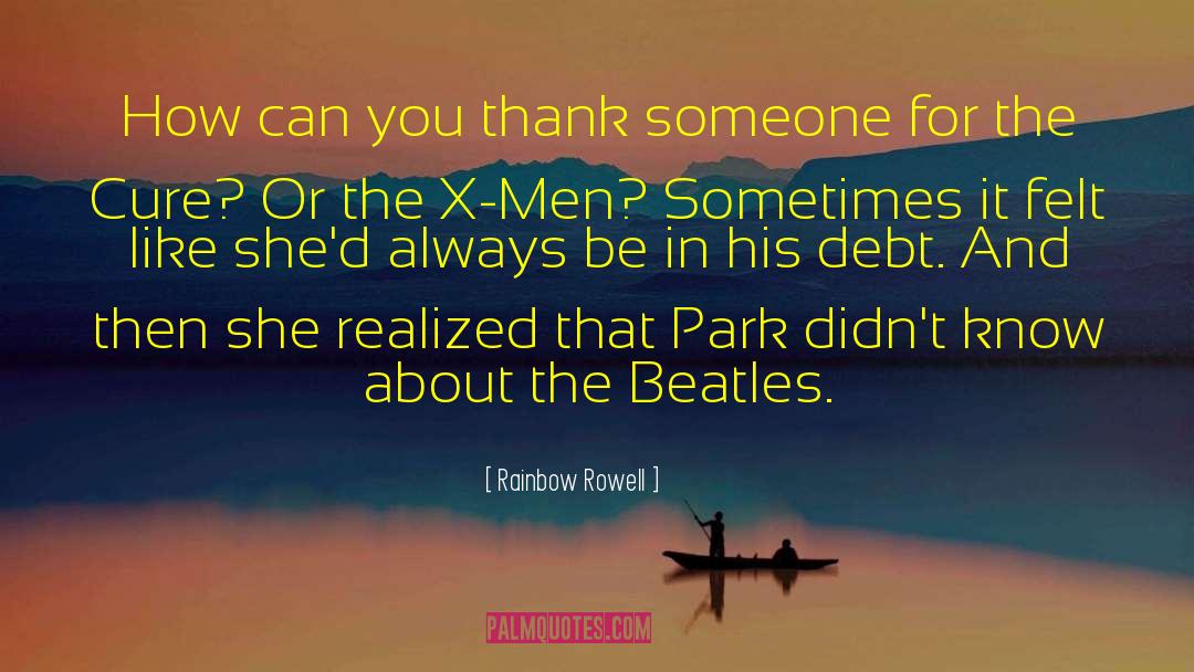 The Beatles quotes by Rainbow Rowell