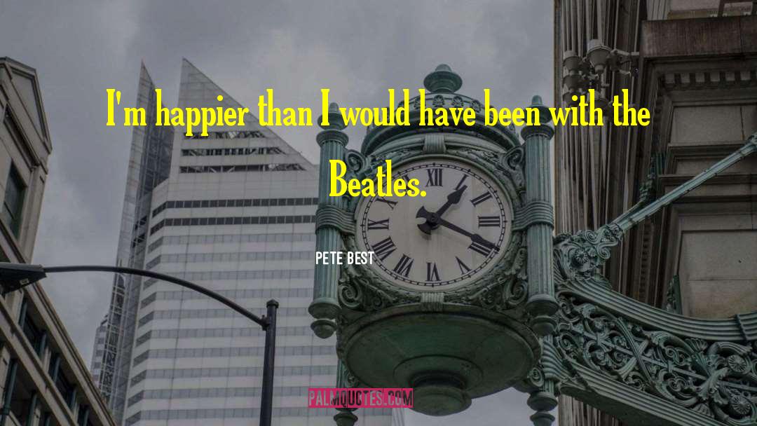The Beatles quotes by Pete Best