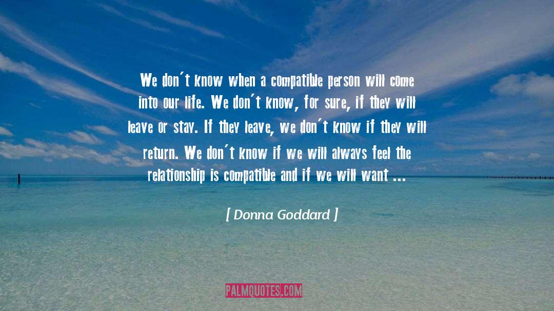 The Beautiful Person quotes by Donna Goddard