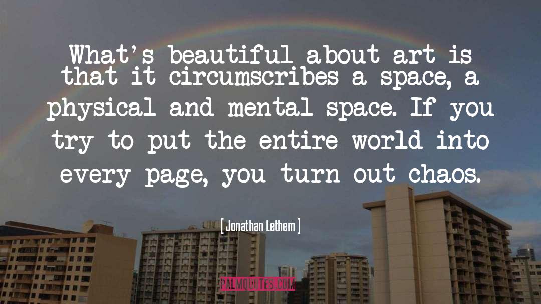 The Beautiful Room quotes by Jonathan Lethem