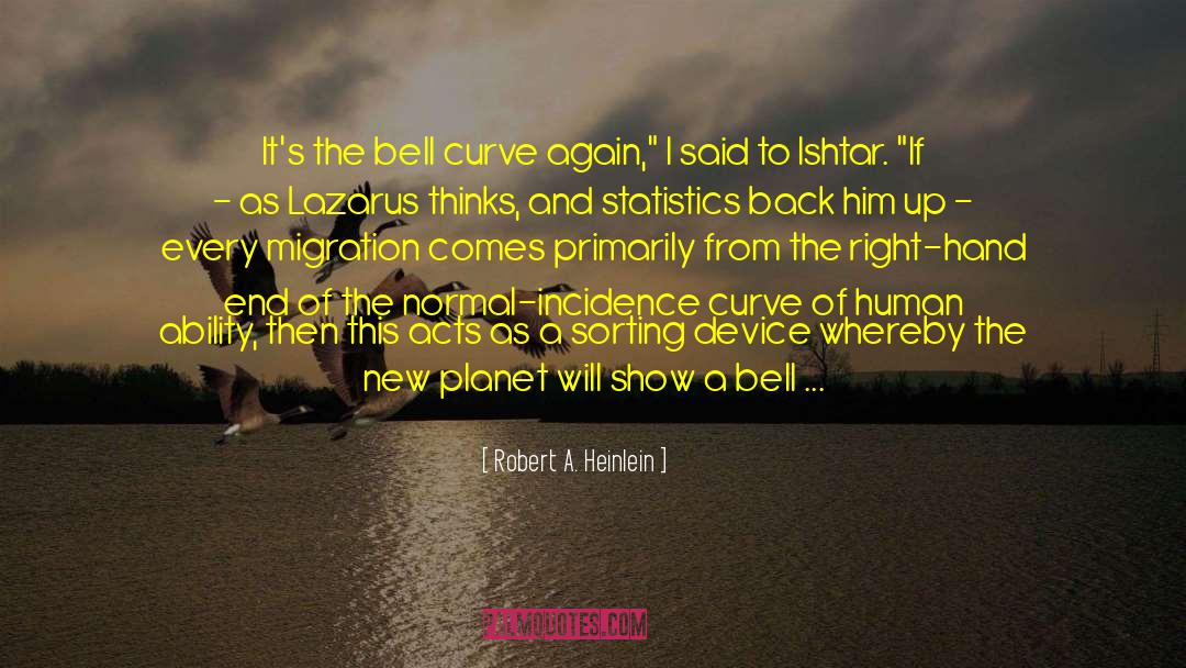 The Bell Curve quotes by Robert A. Heinlein