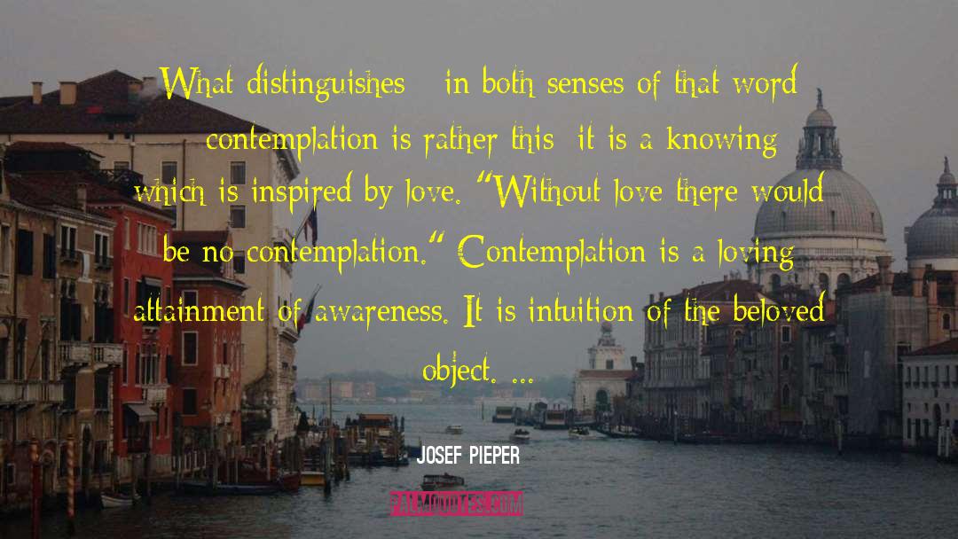 The Beloved quotes by Josef Pieper