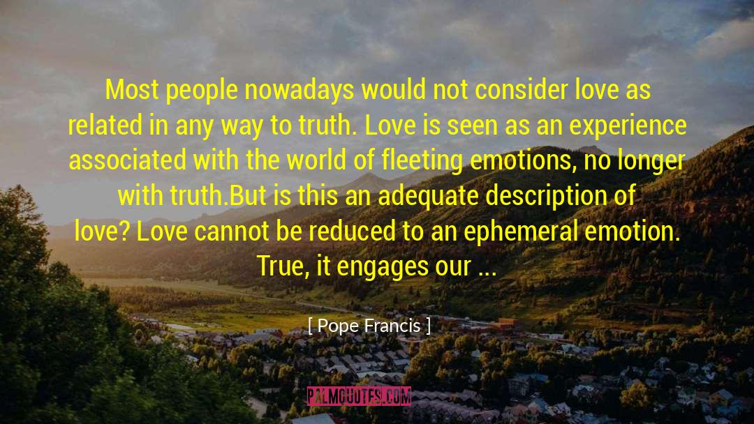 The Beloved quotes by Pope Francis