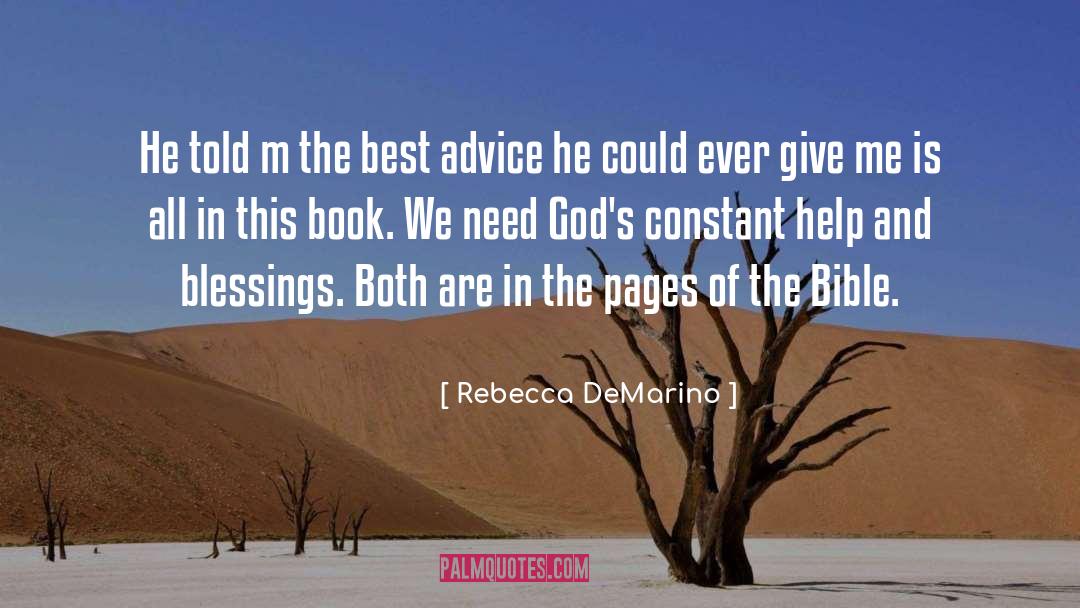 The Best Advice quotes by Rebecca DeMarino