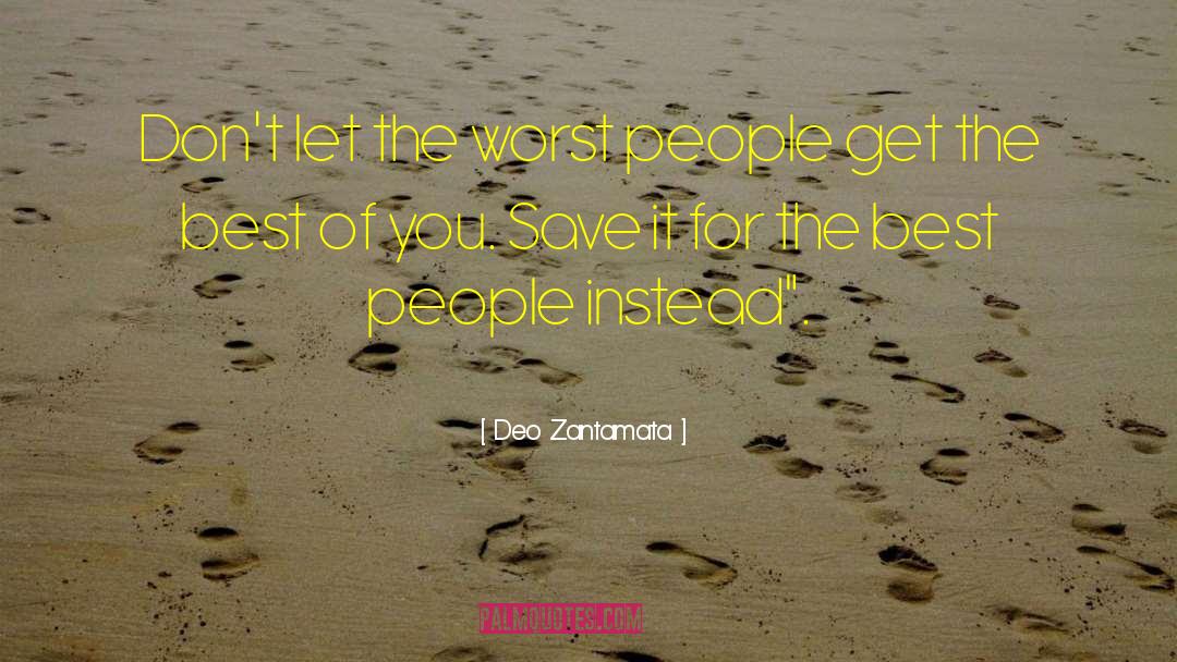 The Best Of You quotes by Deo Zantamata