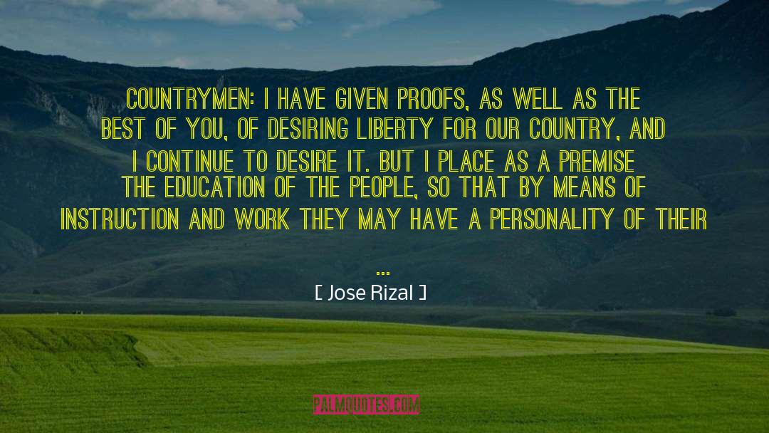 The Best Of You quotes by Jose Rizal