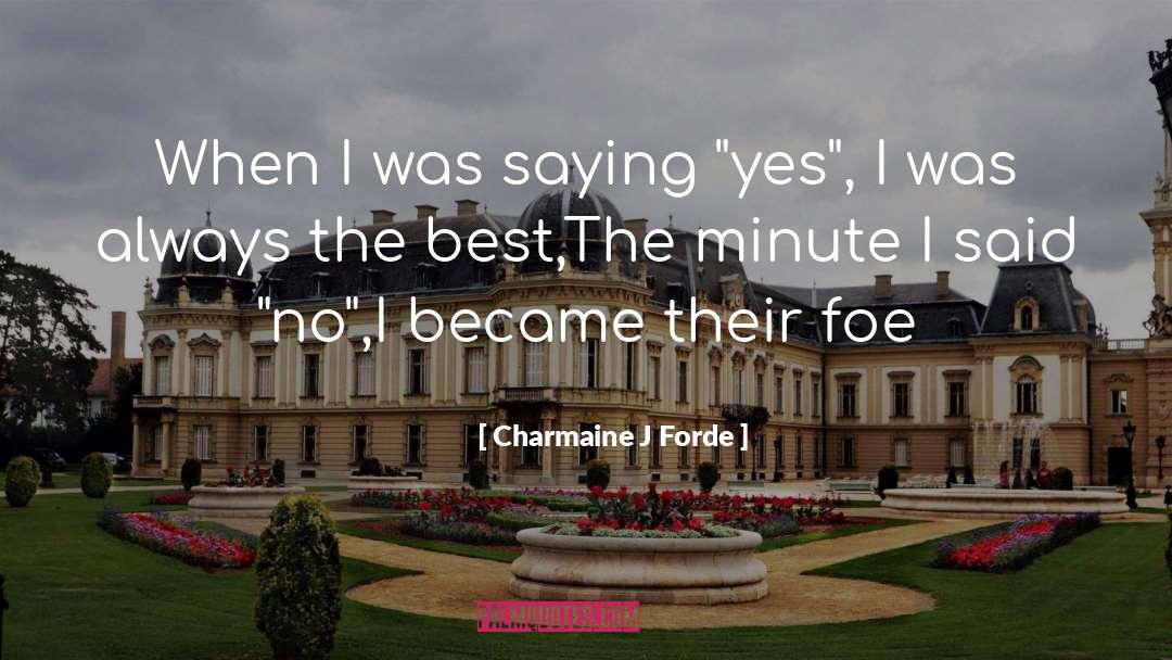 The Best Offer quotes by Charmaine J Forde