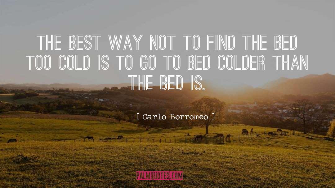 The Best Way quotes by Carlo Borromeo