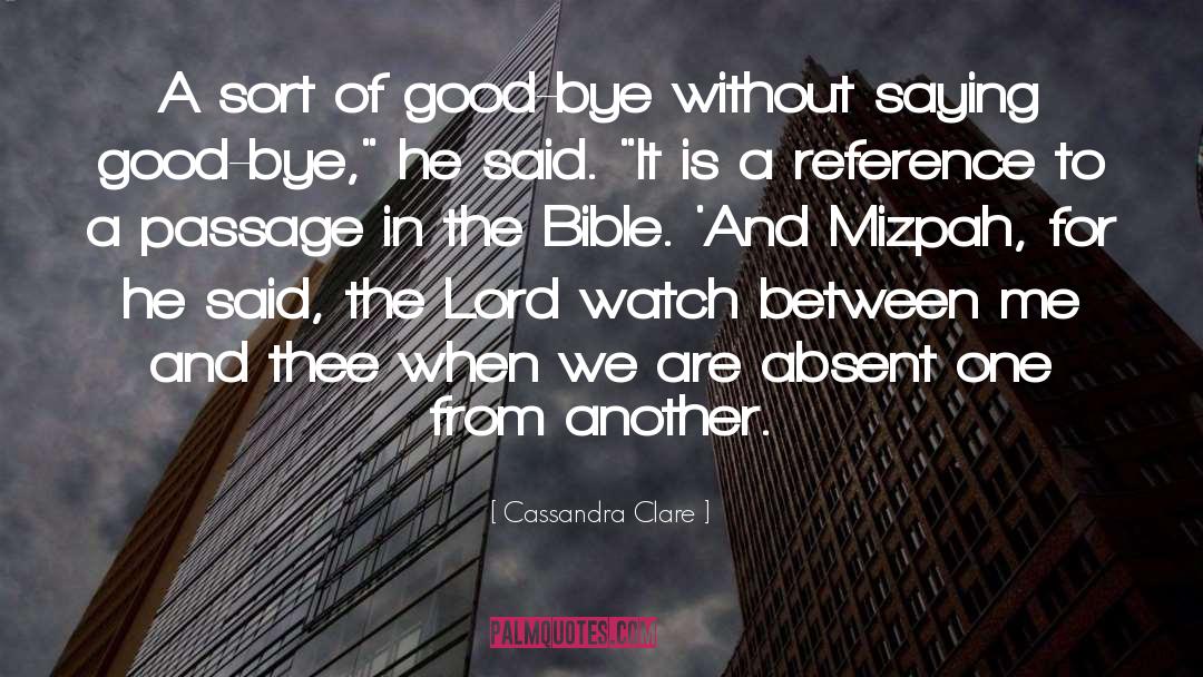 The Bible quotes by Cassandra Clare