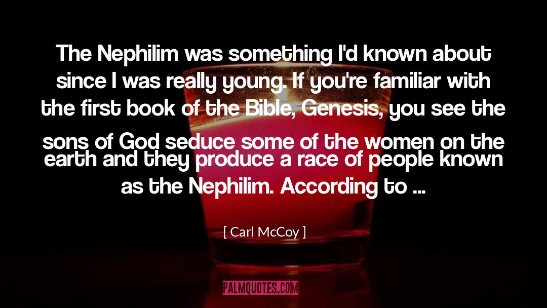 The Bible quotes by Carl McCoy