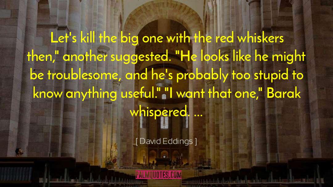 The Big One quotes by David Eddings