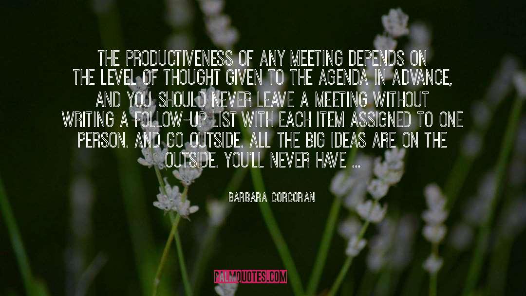 The Big Peace quotes by Barbara Corcoran