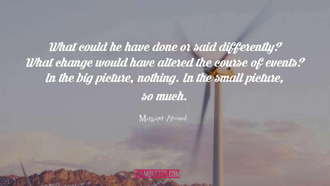 The Big Picture quotes by Margaret Atwood