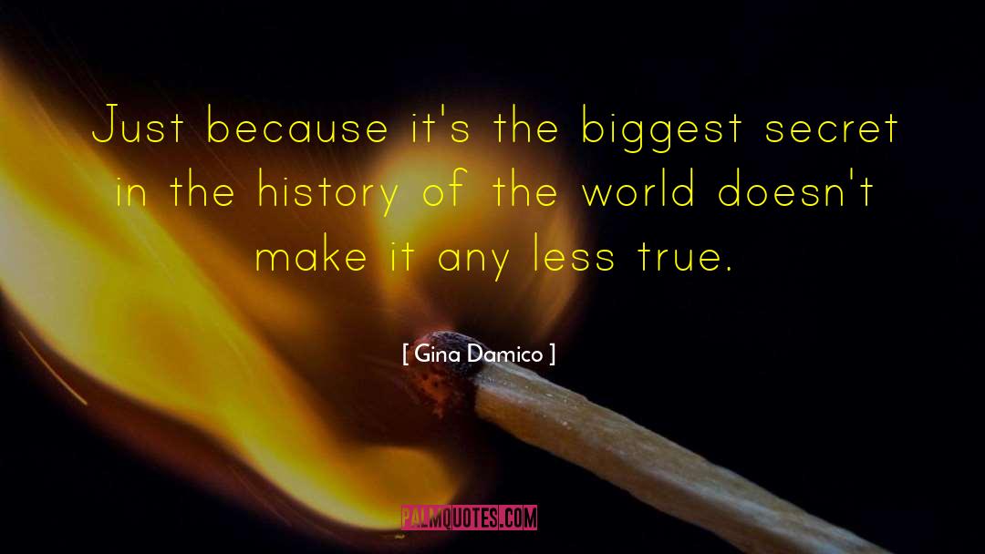 The Biggest Secret quotes by Gina Damico
