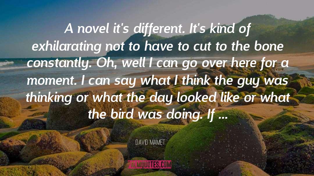 The Bird quotes by David Mamet