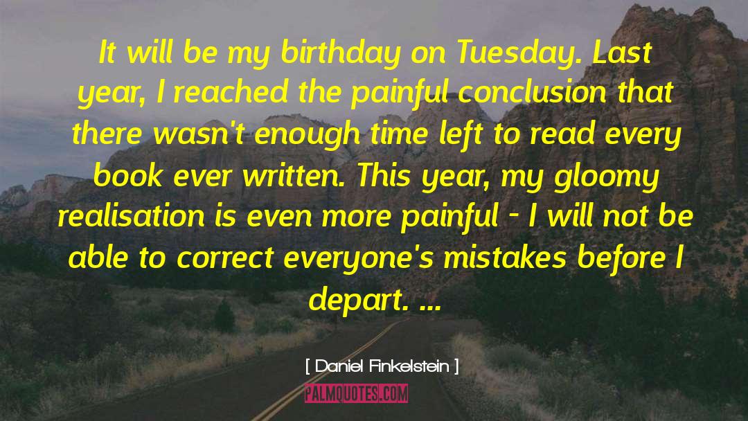 The Birthday Party quotes by Daniel Finkelstein