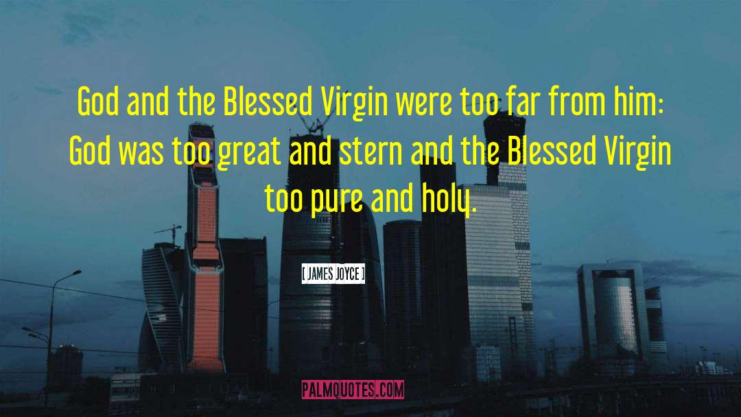 The Blessed Virgin Mary quotes by James Joyce