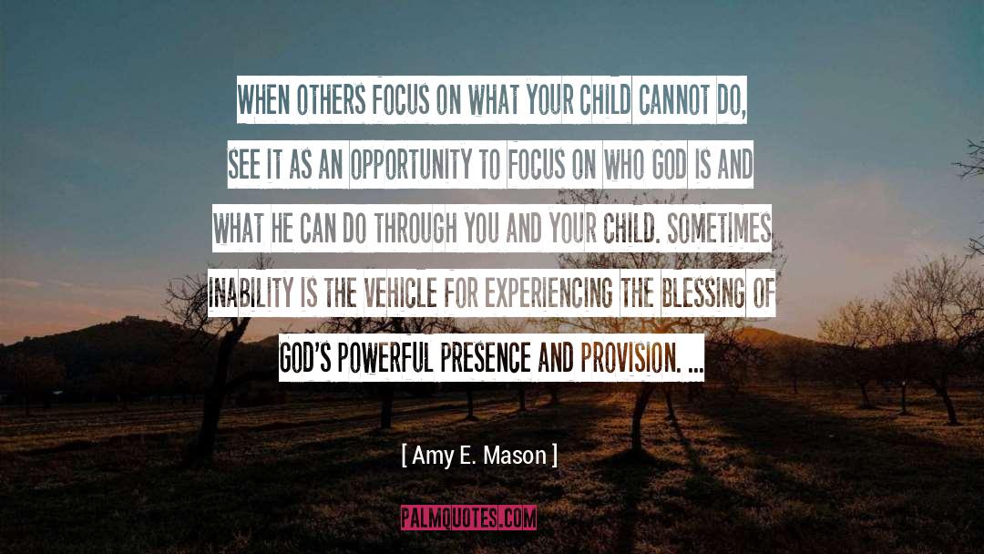The Blessing quotes by Amy E. Mason