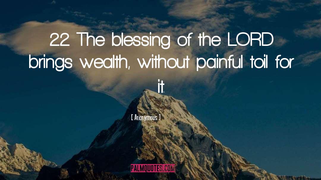 The Blessing quotes by Anonymous