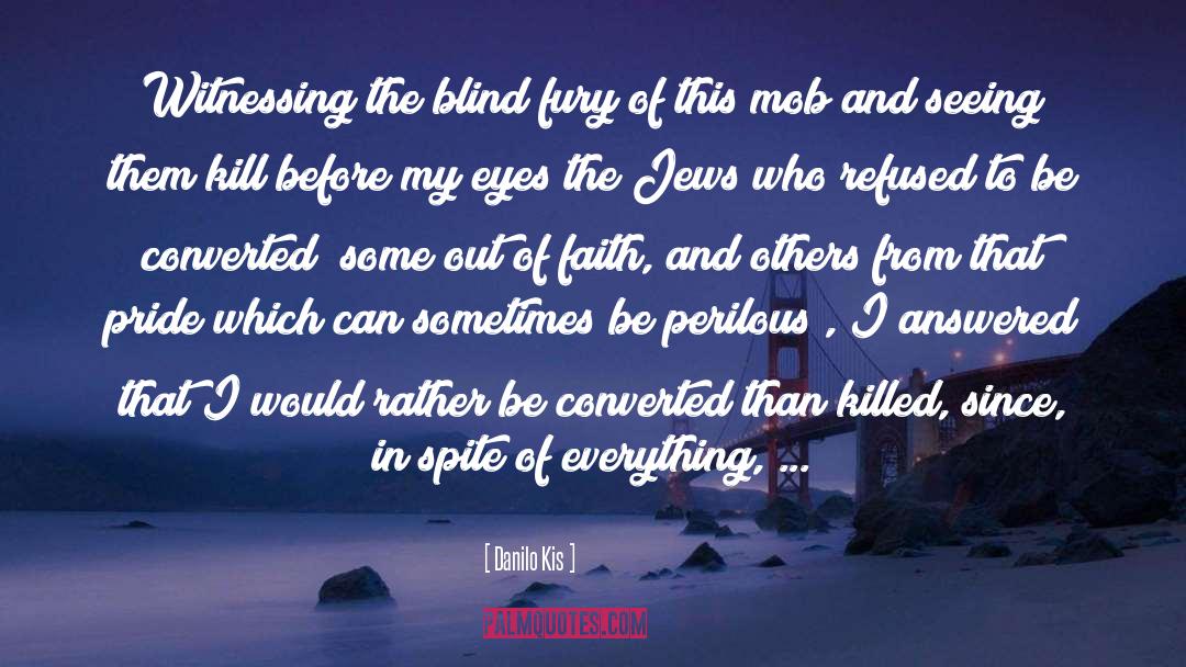 The Blind quotes by Danilo Kis