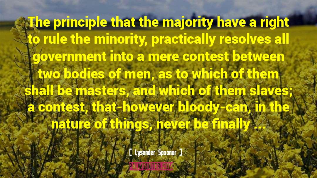 The Bloody Chamber quotes by Lysander Spooner