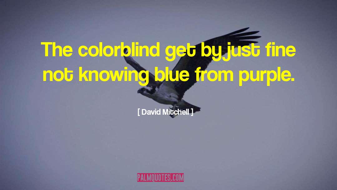 The Blue Castle quotes by David Mitchell