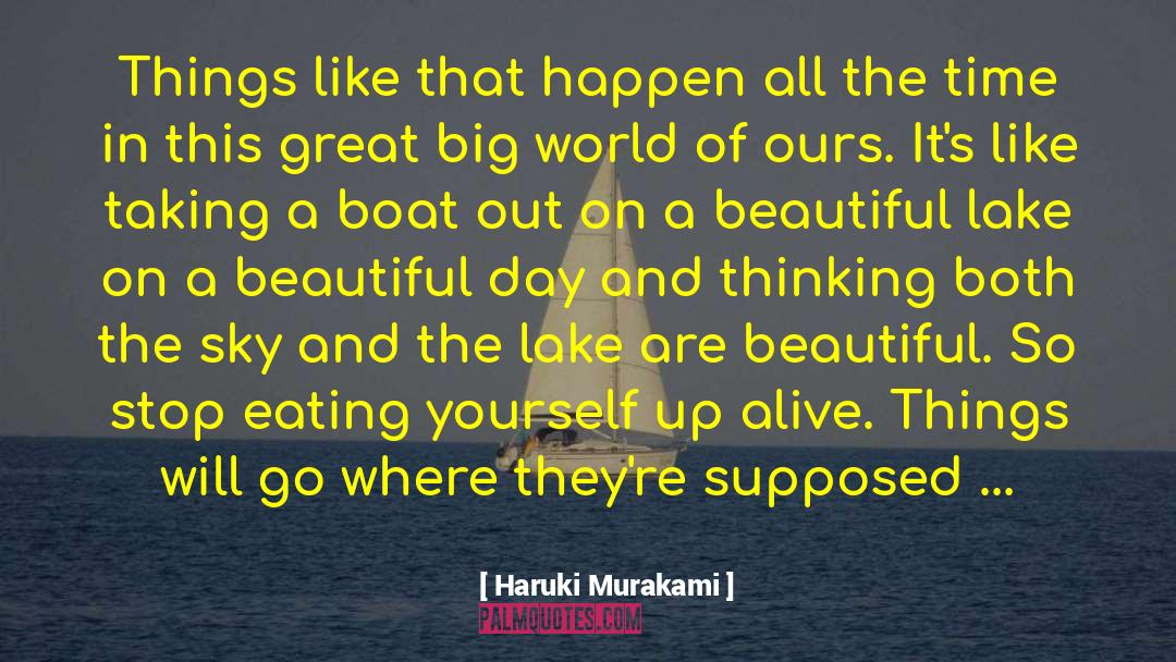 The Boat That Rocked quotes by Haruki Murakami
