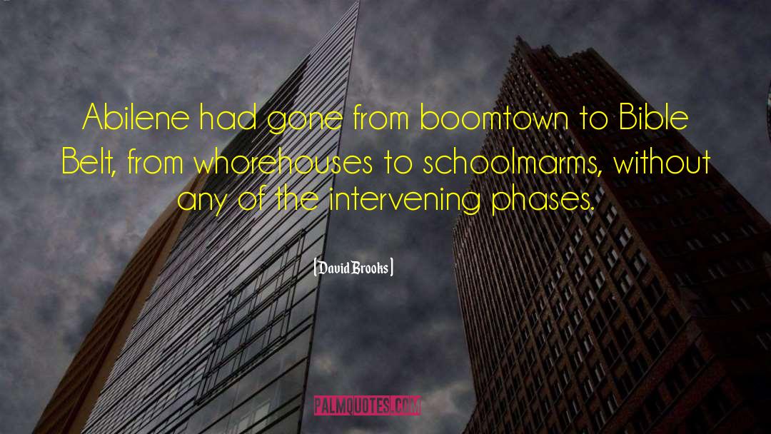 The Boomtown Rats quotes by David Brooks