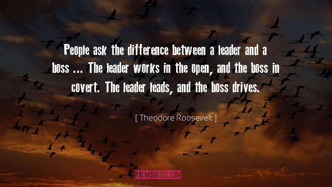 The Boss quotes by Theodore Roosevelt