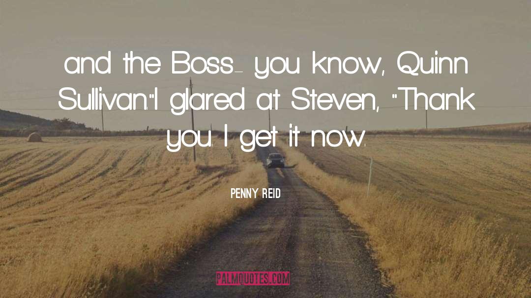 The Boss quotes by Penny Reid