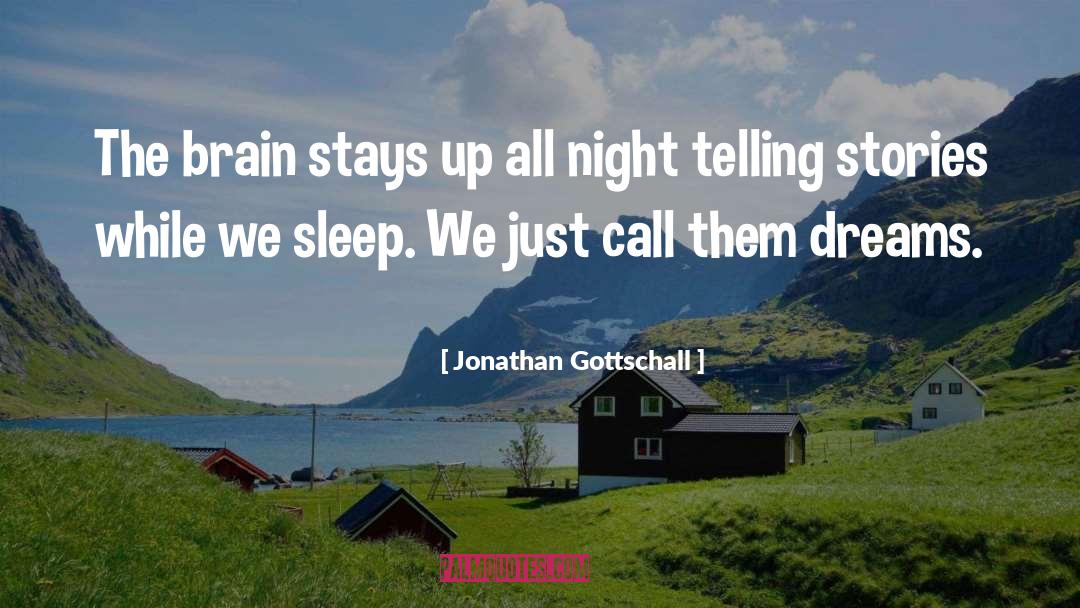 The Brain quotes by Jonathan Gottschall