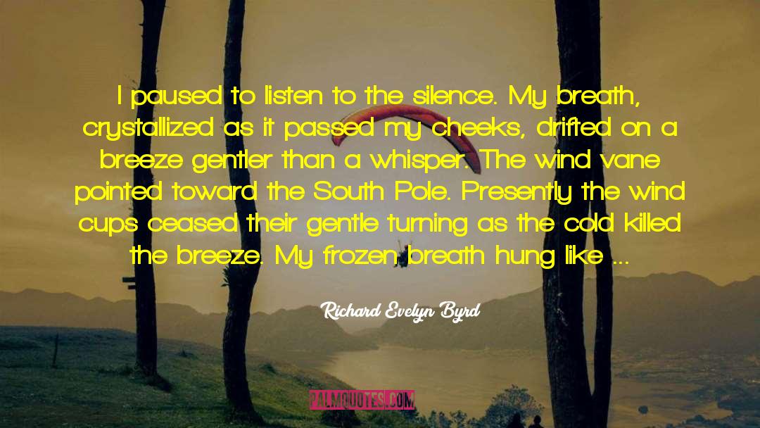 The Breeze quotes by Richard Evelyn Byrd