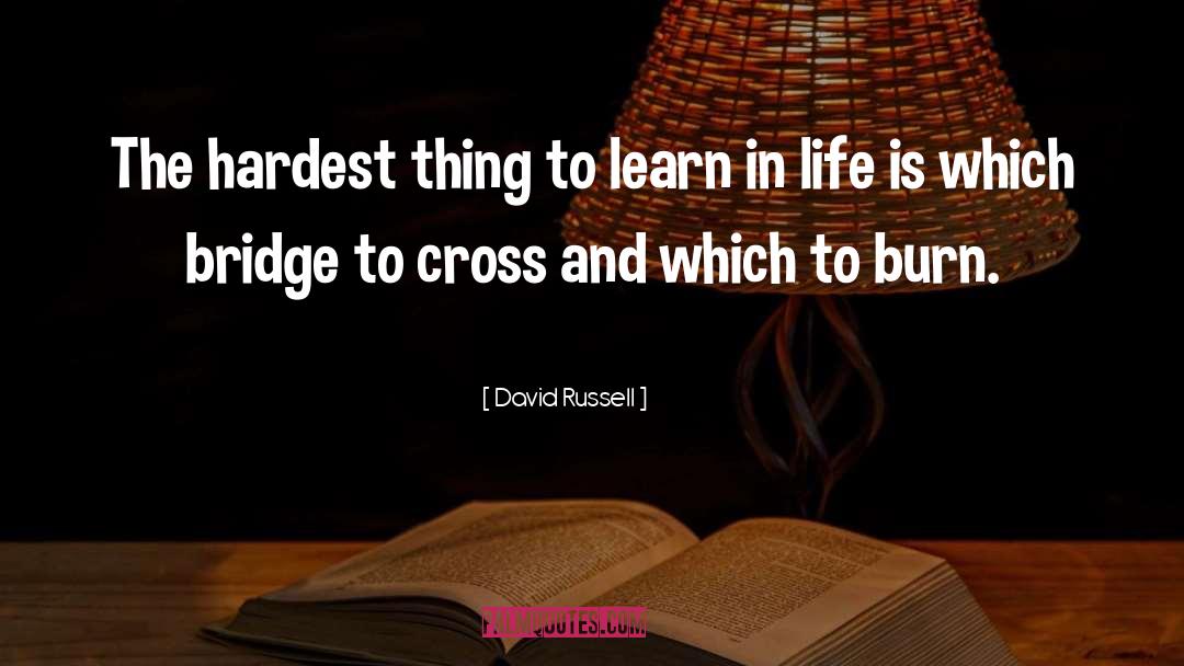 The Bridge Series quotes by David Russell