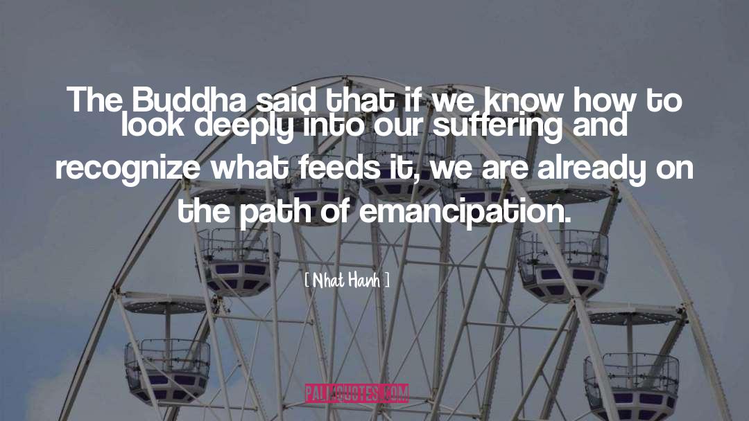 The Buddha quotes by Nhat Hanh