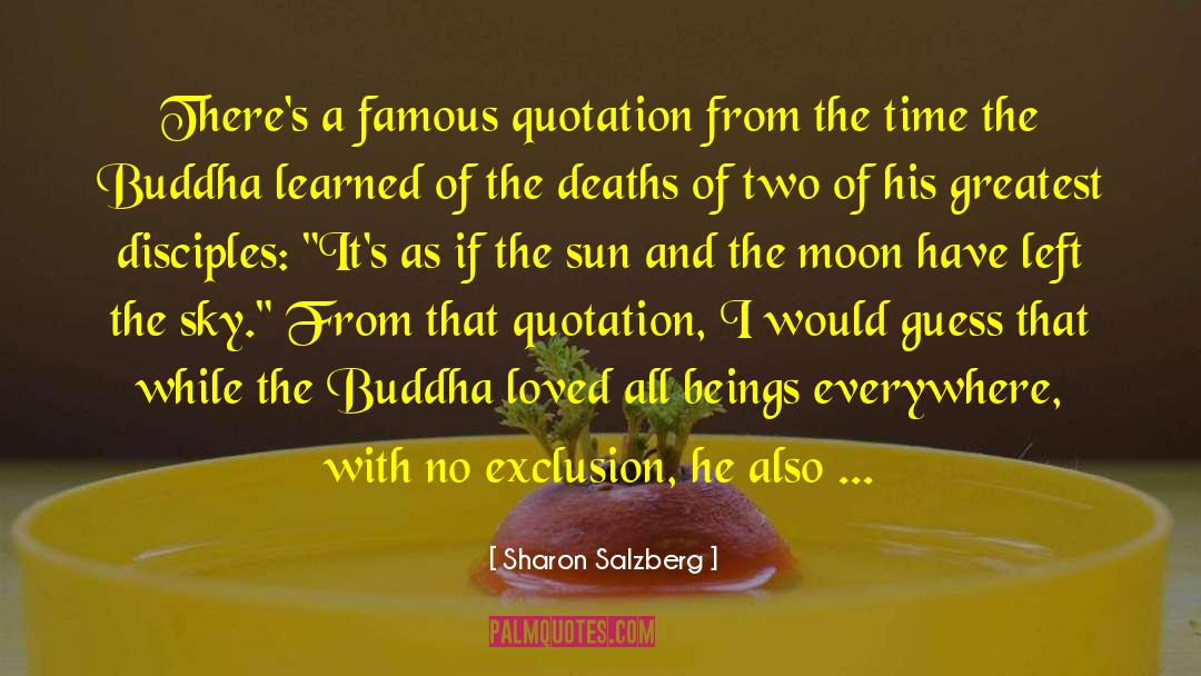 The Buddha quotes by Sharon Salzberg