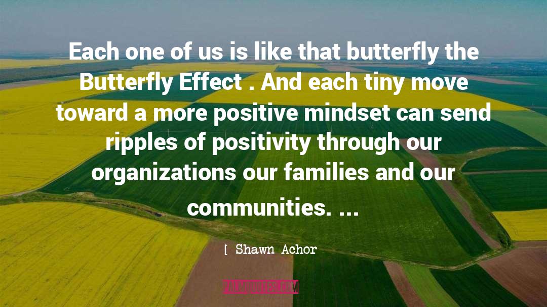 The Butterfly Effect quotes by Shawn Achor