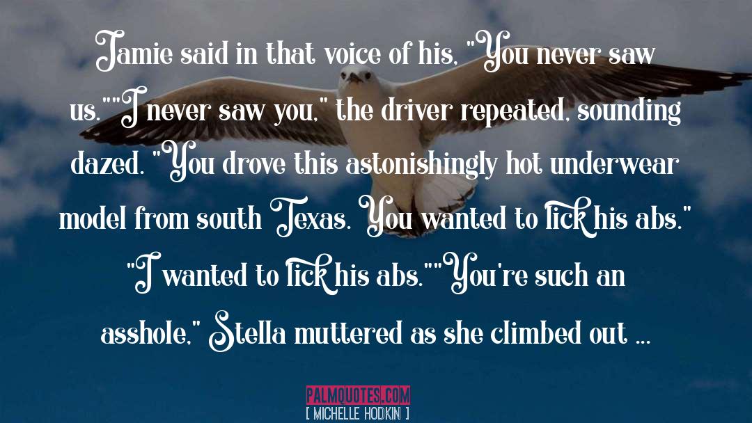 The Cab quotes by Michelle Hodkin