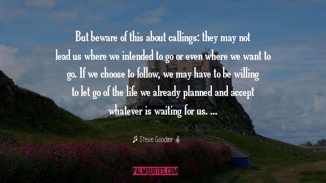 The Calling quotes by Steve Goodier