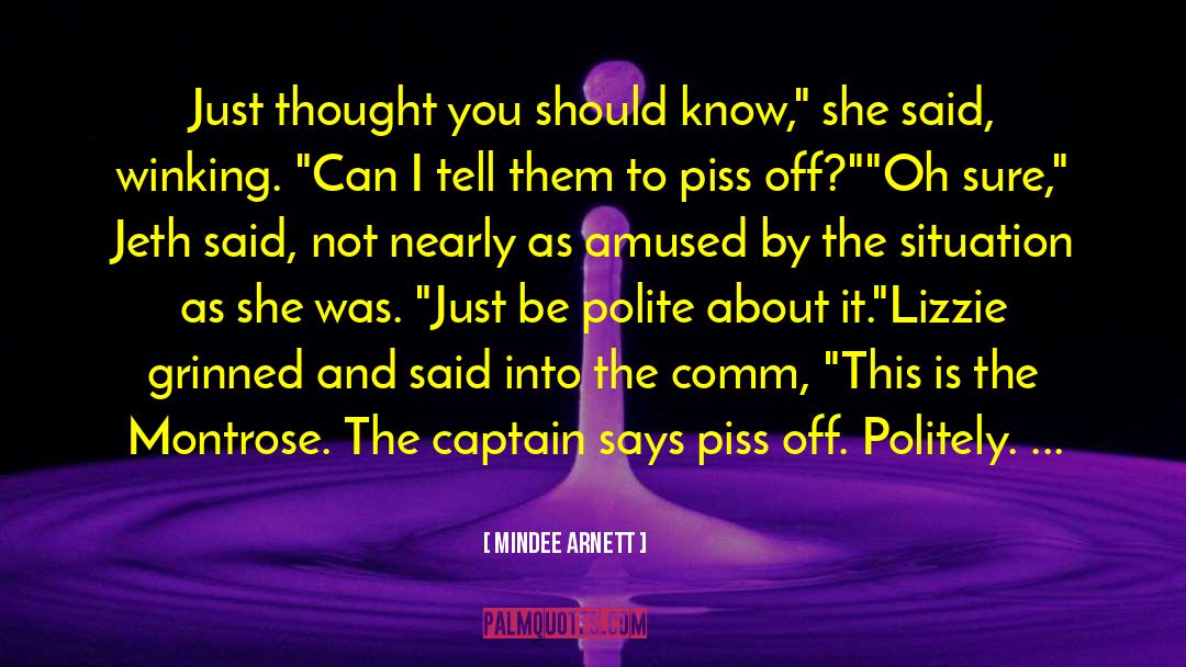 The Captain quotes by Mindee Arnett