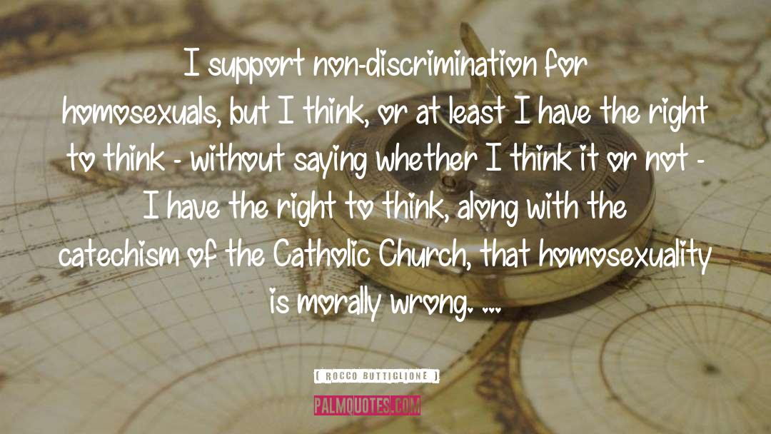 The Catholic Church quotes by Rocco Buttiglione