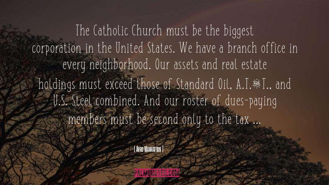 The Catholic Church quotes by Avro Manhattan
