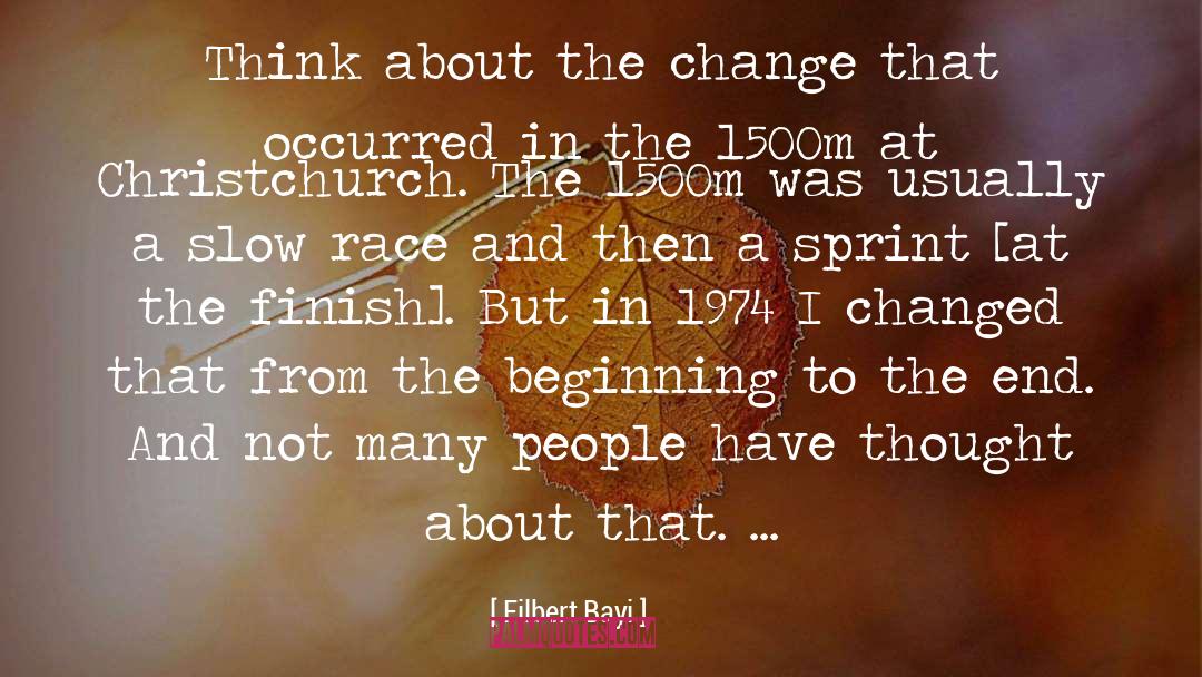 The Change quotes by Filbert Bayi