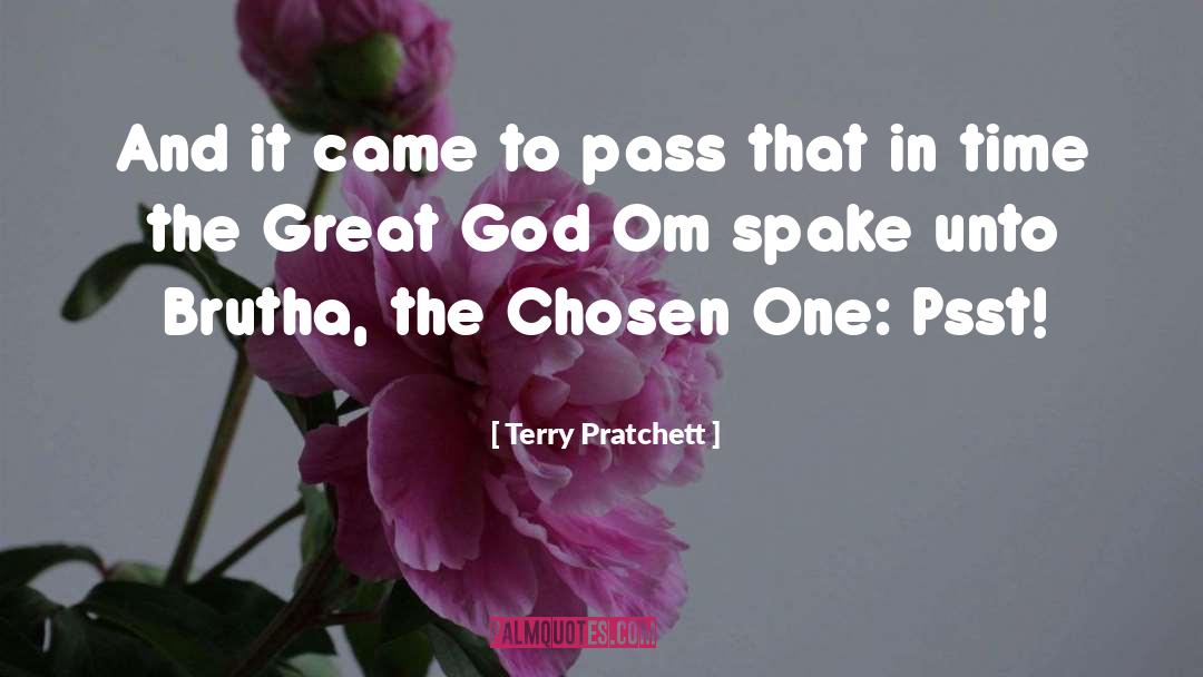 The Chosen One quotes by Terry Pratchett