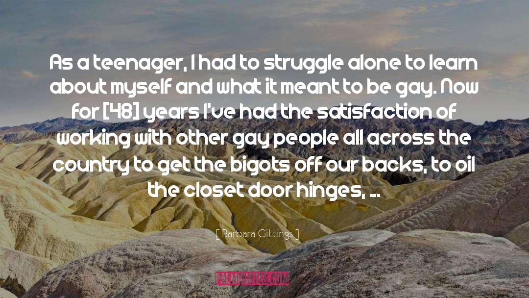 The Closet quotes by Barbara Gittings
